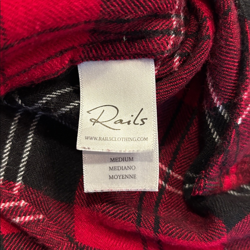 Rails Hunter Red/Tartan Button Down Shirt - Picture 12 of 16
